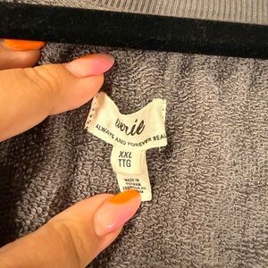 Aerie over sized, deep v-neck sweater